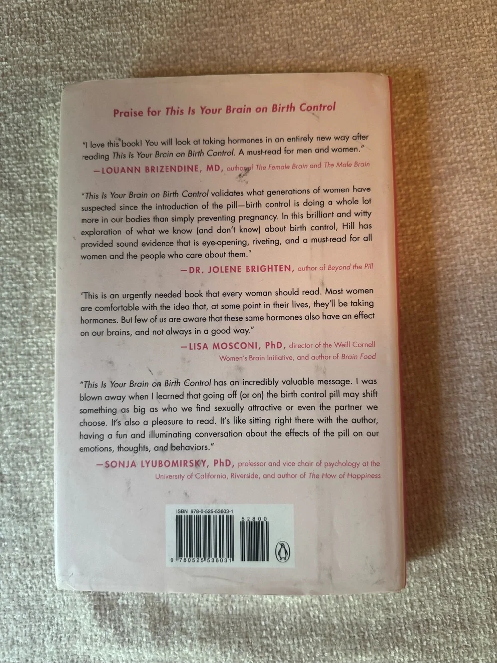 This Is Your Brain on Birth Control Hardback Book